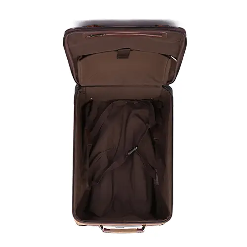 Vintage-Style Hard Shell Trolley Suitcase